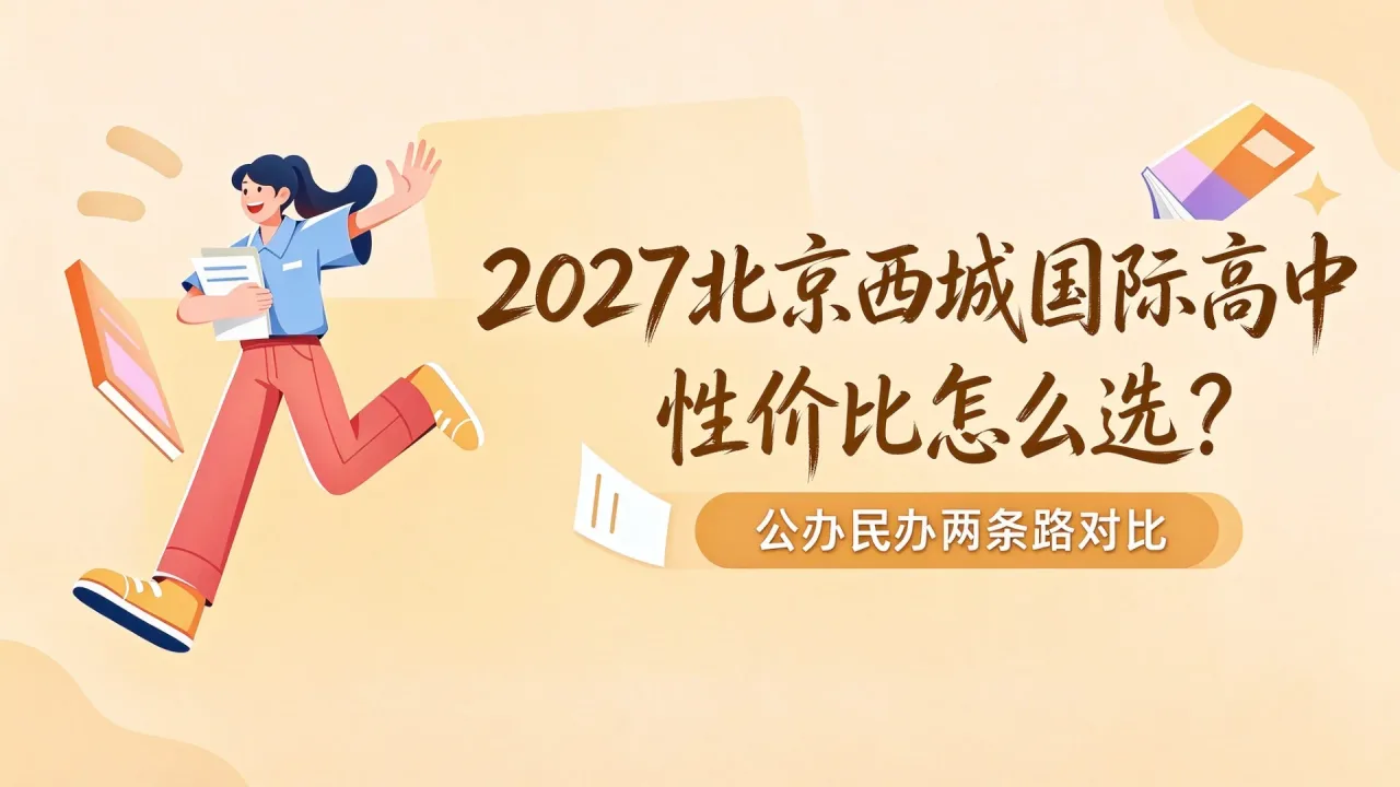 2027北京西城国际高中性价比怎么选?公办民办两条路对比