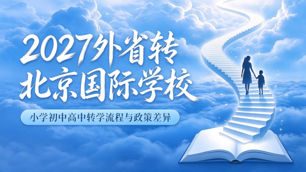 2027外省转北京国际学校:小学初中高中转学流程与政策差异