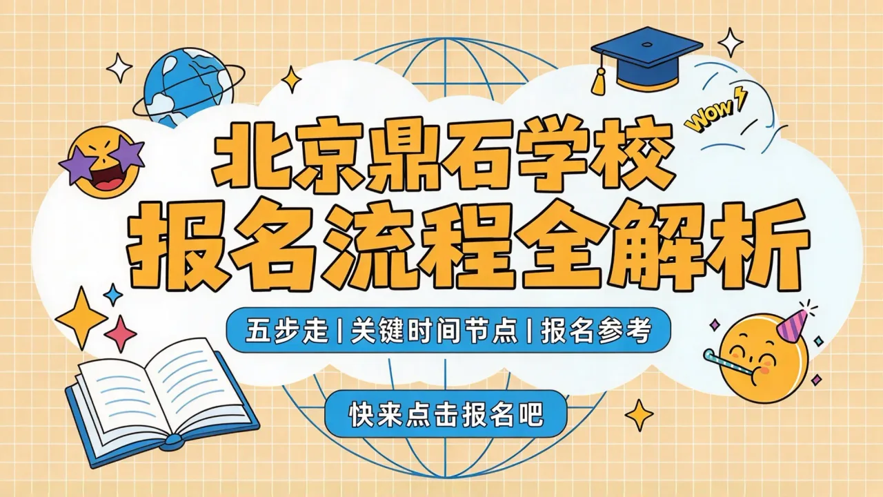 北京鼎石学校报名流程全解析:五步走与关键时间节点