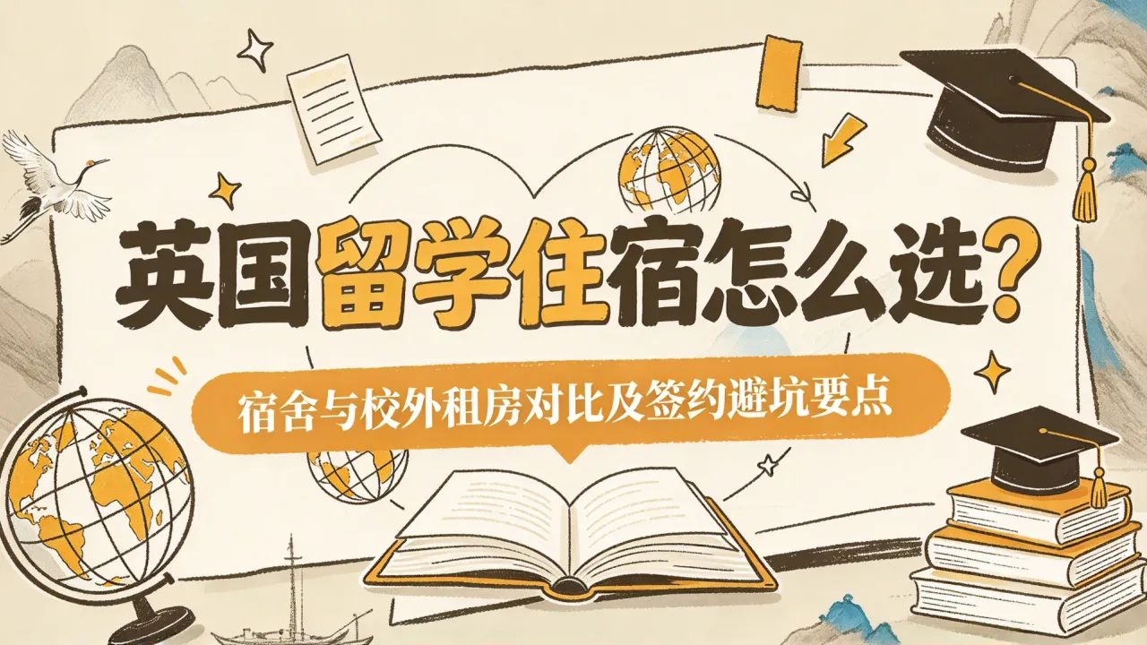英国留学住宿怎么选？宿舍与校外租房对比及签约避坑要点