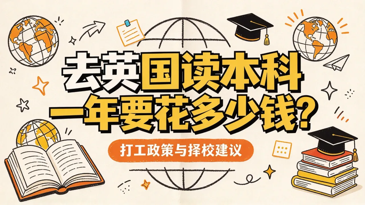 去英国读本科一年要花多少钱?打工政策与择校建议
