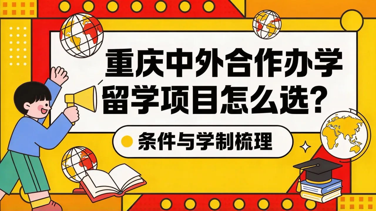 重庆中外合作办学留学项目怎么选?条件与学制梳理