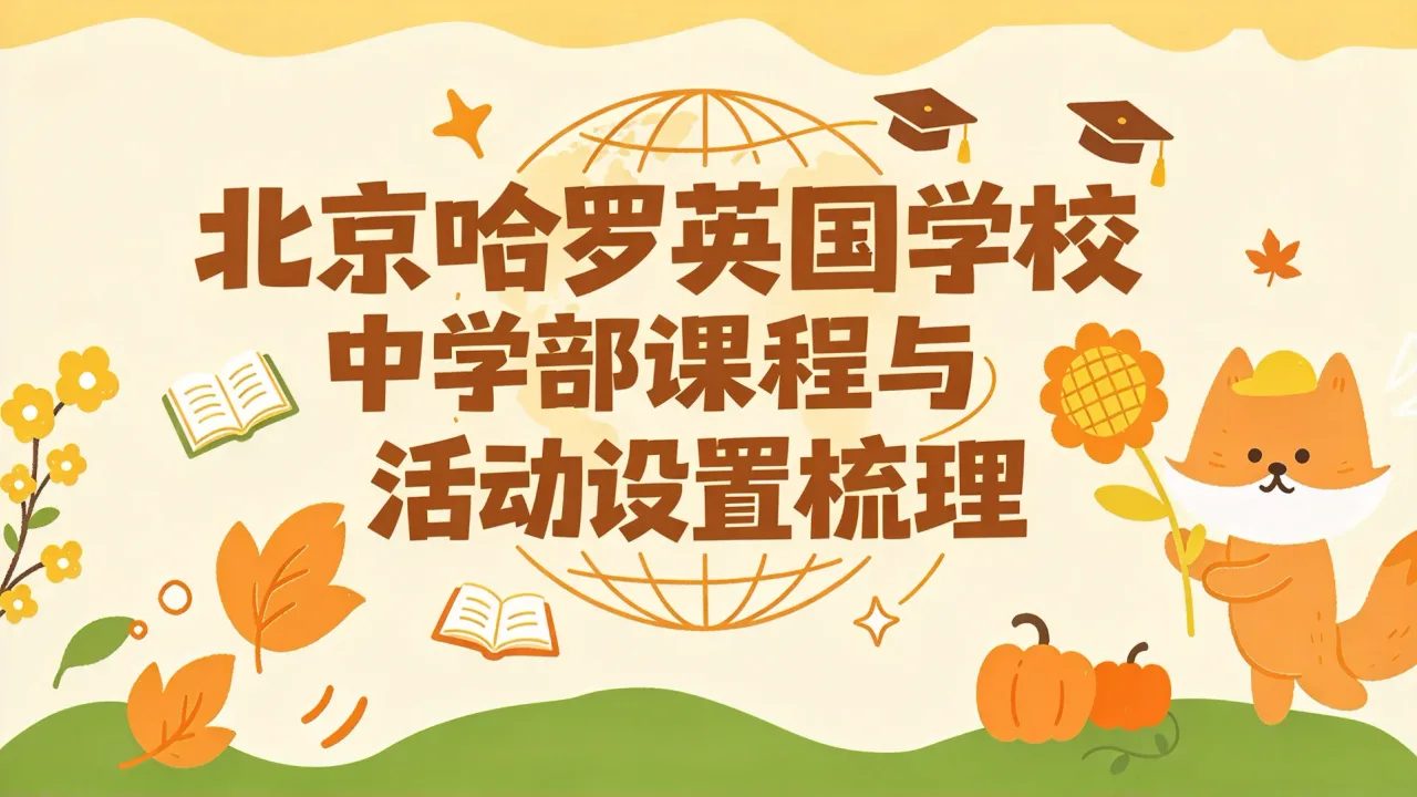 北京哈罗英国学校中学部课程与活动设置梳理
