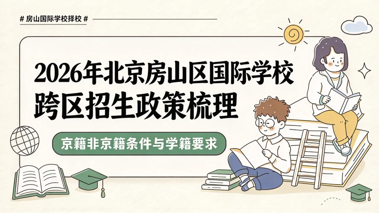 2026年北京房山区国际学校跨区招生政策梳理：京籍非京籍条件与学籍要求