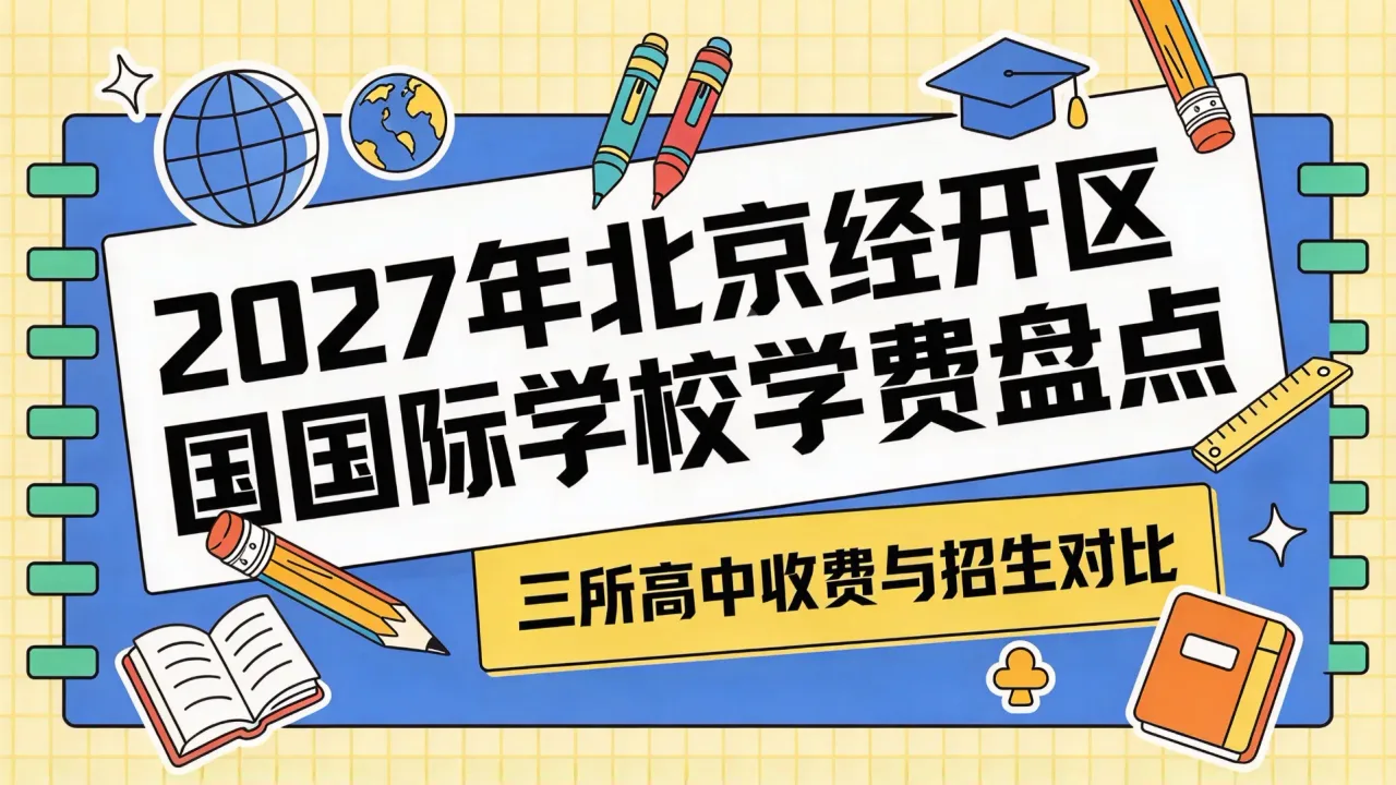2027年北京经开区国际学校学费盘点：三所高中收费与招生对比