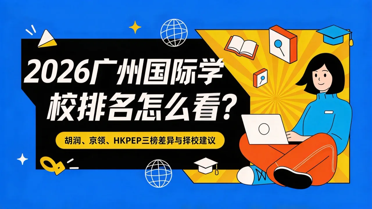 2026广州国际学校排名怎么看？胡润、京领、HKPEP三榜差异与择校建议