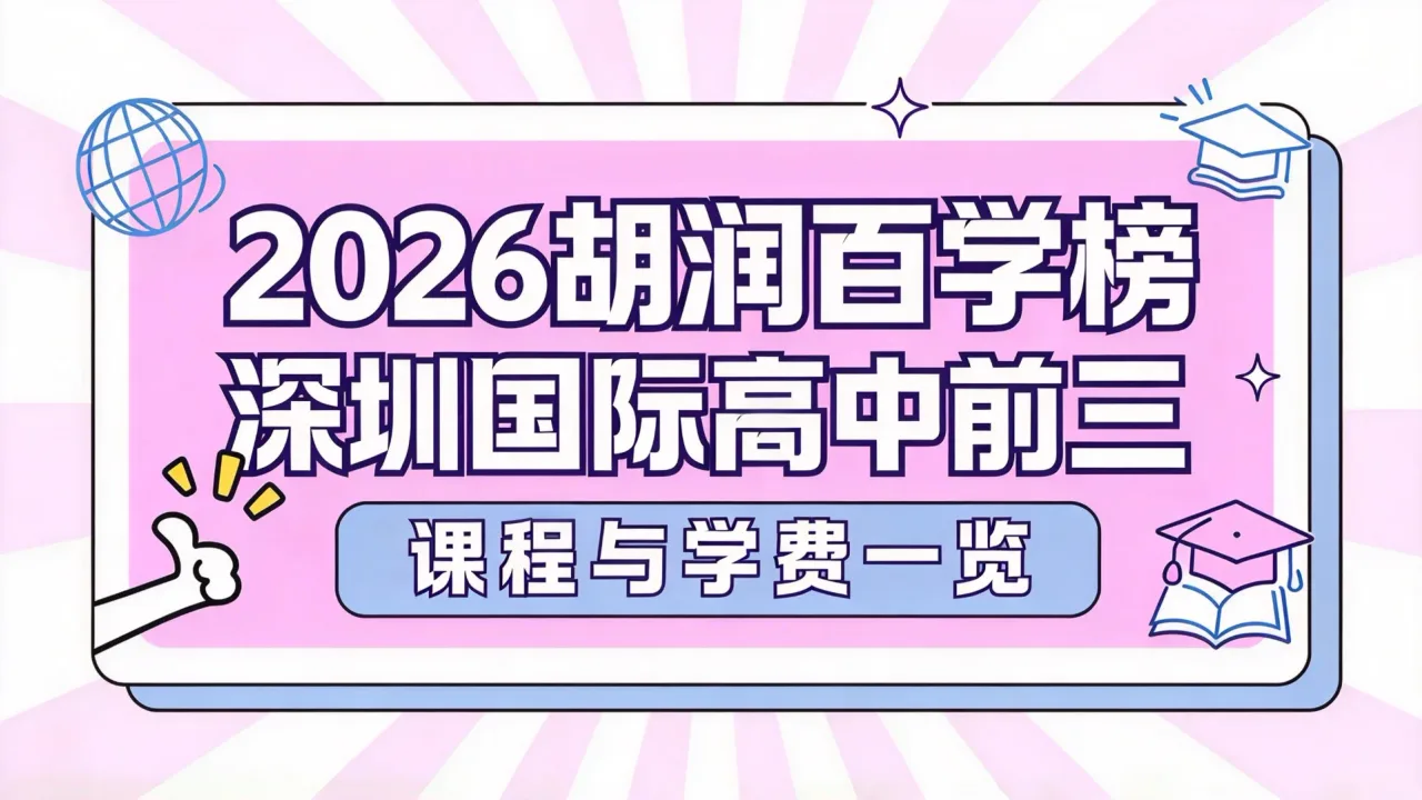 2026胡润百学榜深圳国际高中前三：课程与学费一览