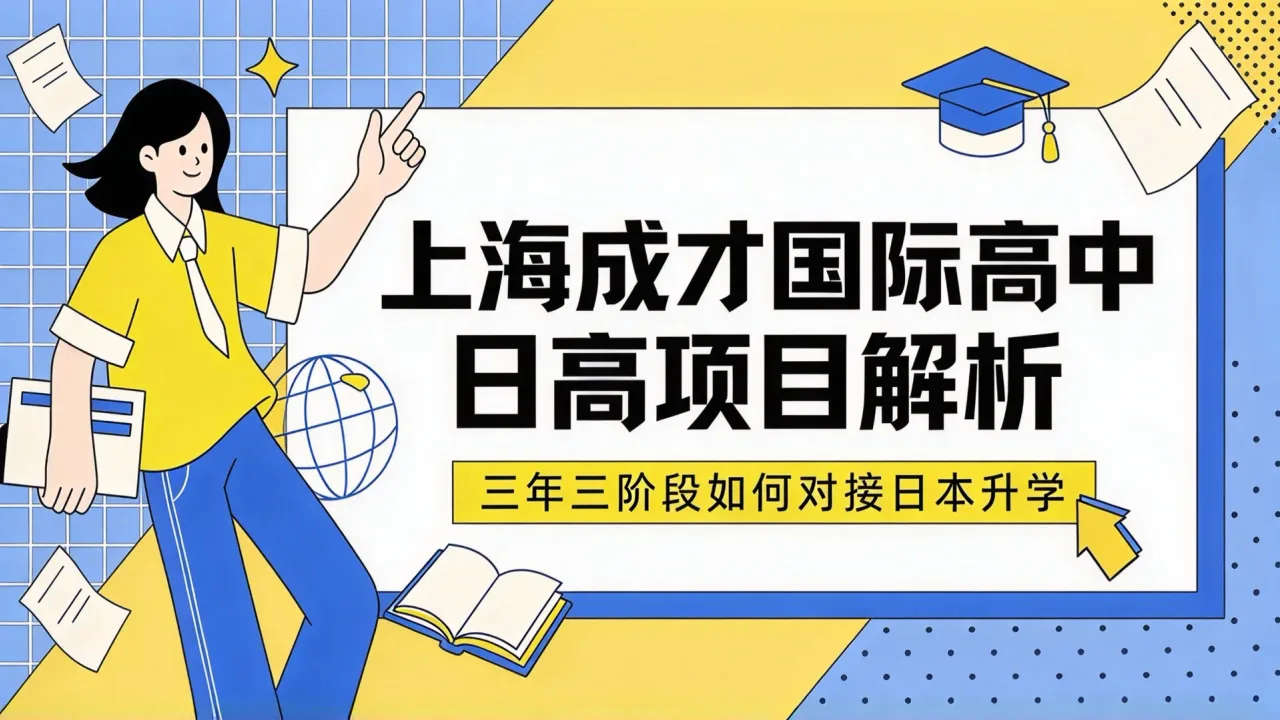 上海成才国际高中日高项目解析：三年三阶段如何对接日本升学