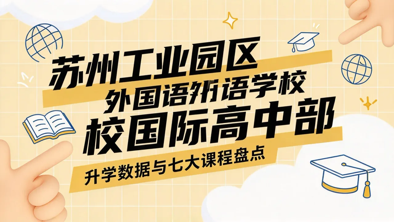 苏州工业园区外国语学校国际高中部升学数据与七大课程盘点