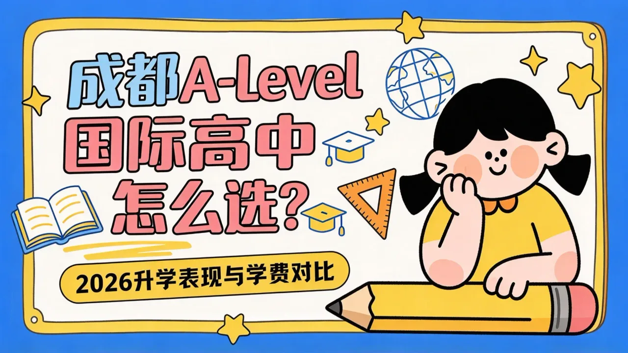 成都A-Level国际高中怎么选?2026升学表现与学费对比