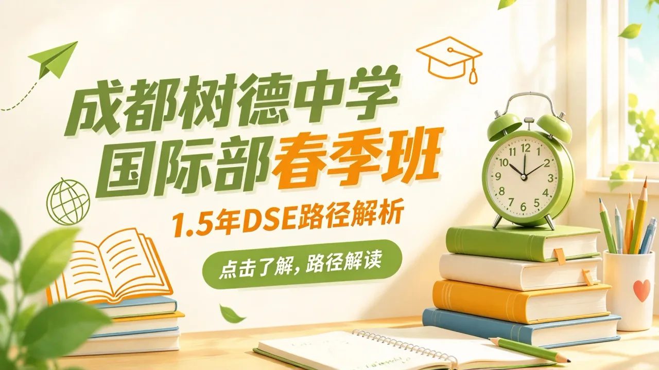 成都树德中学国际部春季班:1.5年DSE路径解析