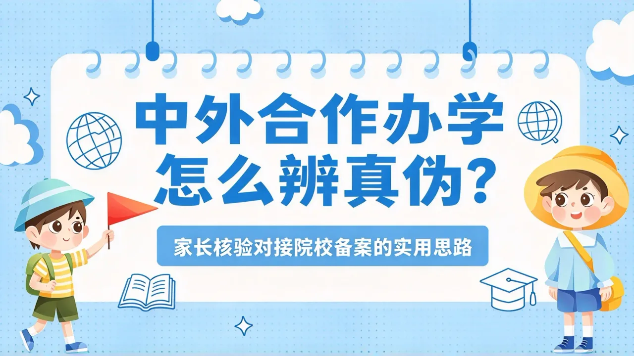 中外合作办学怎么辨真伪？家长核验对接院校备案的实用思路
