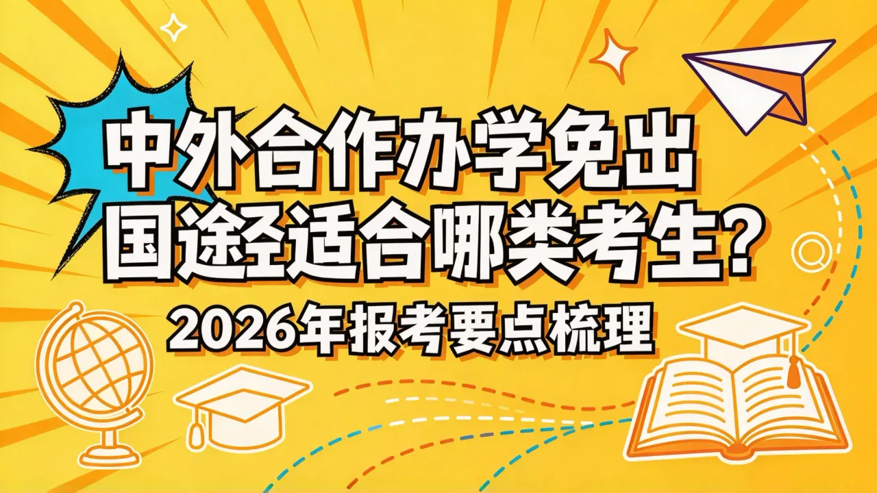 中外合作办学免出国途径适合哪类考生？2026年报考要点梳理
