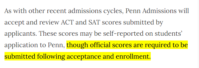 对于有标化成绩的同学,可自行提交的 ACT 和 SAT 成绩