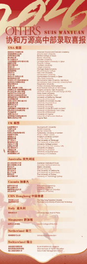 从北美到欧洲，再到澳洲与亚洲，本届学子的录取地图广阔而多元