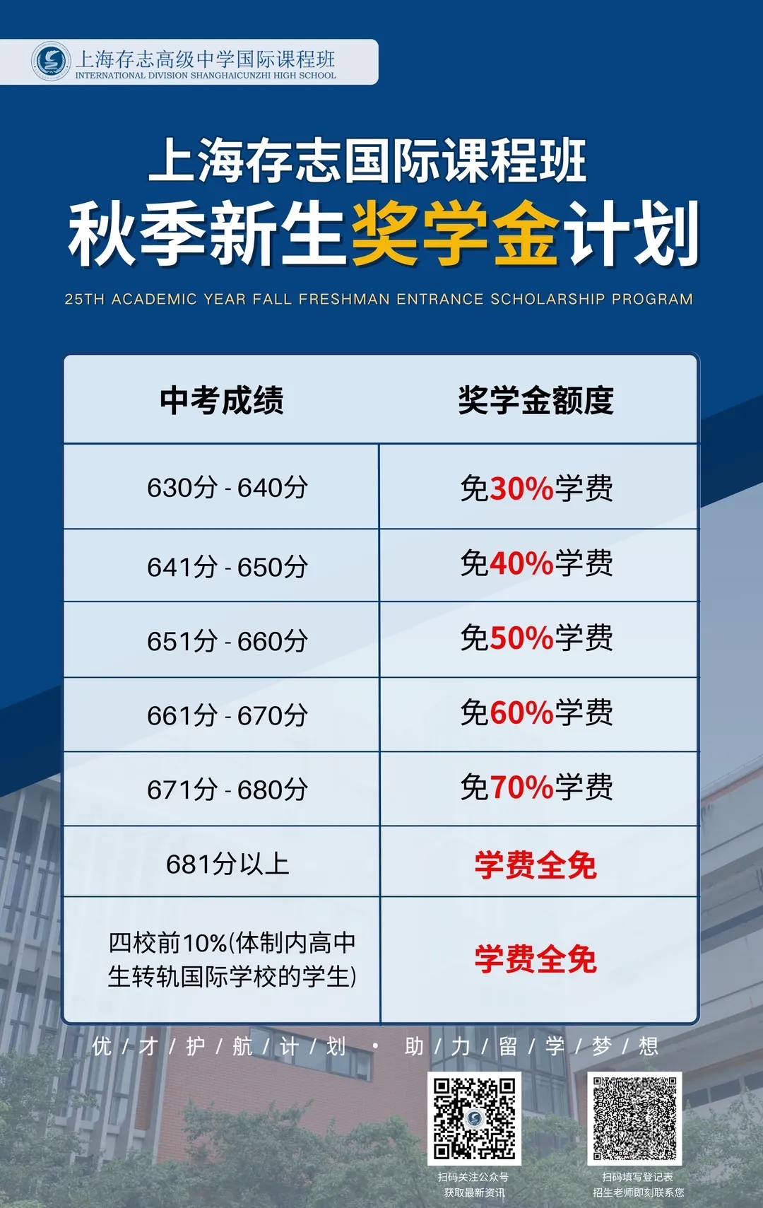 上海市宝山区苏家浜路211号上海存志高级中学