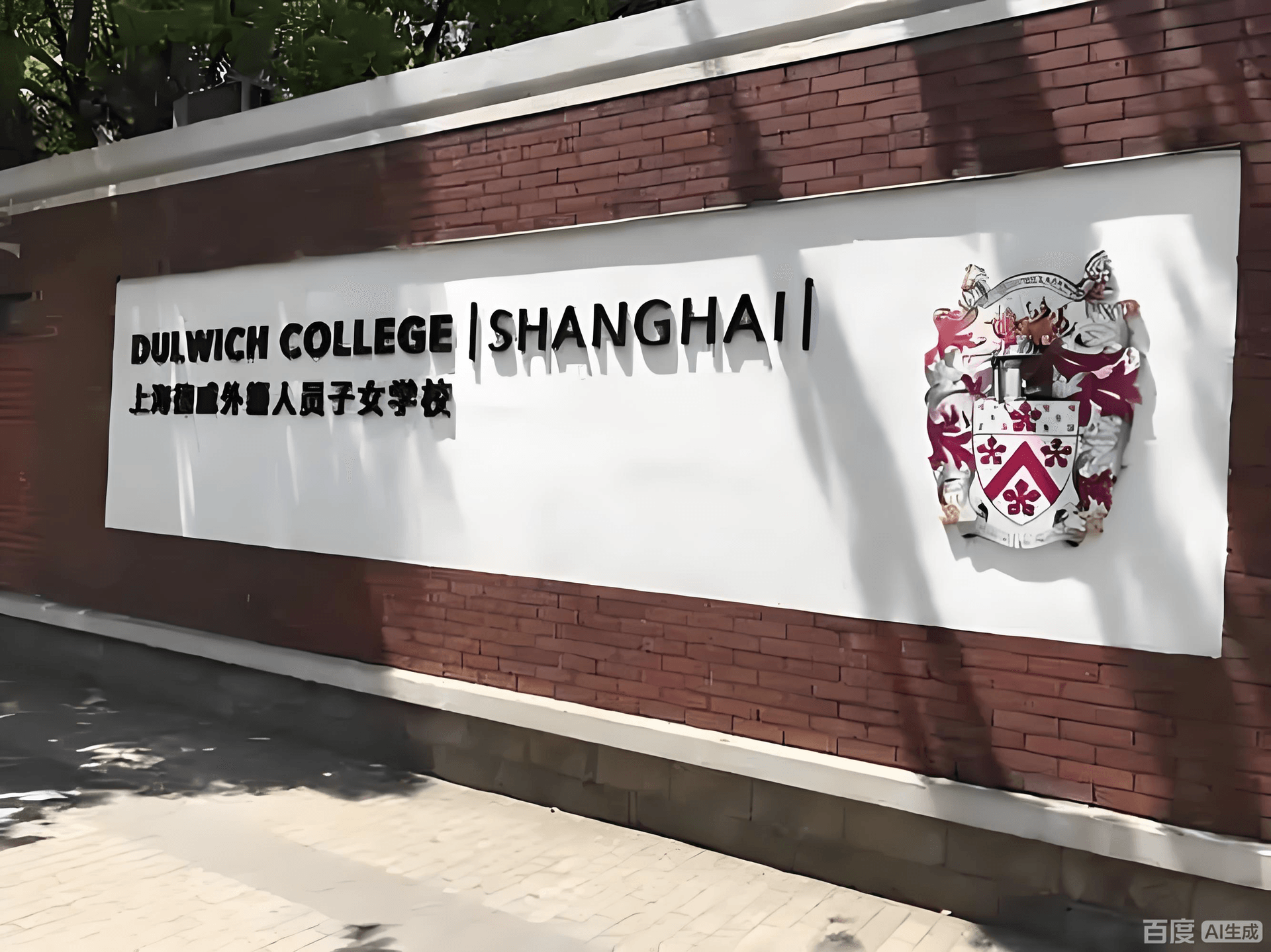 上海德威国际学校门口照片
