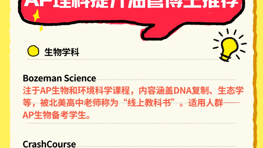 【国际生必看】AP理科提升油管博主推荐