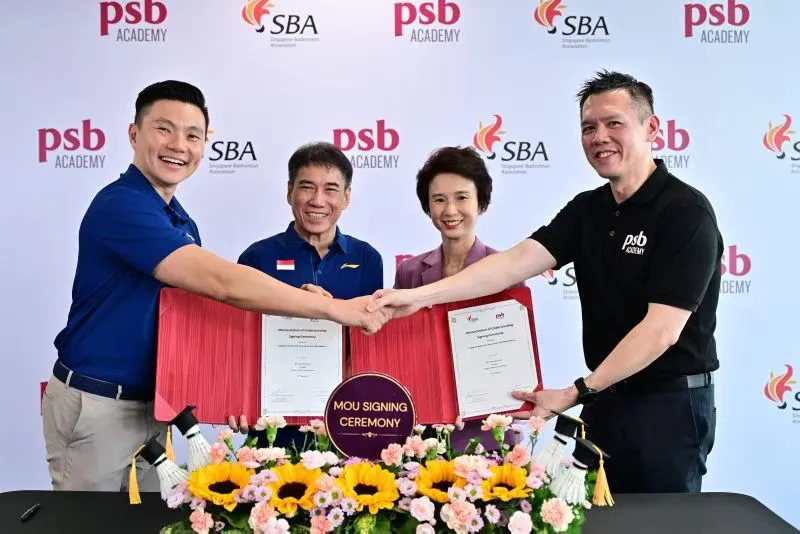 2026 新加坡 PSB 学院携手新加坡羽毛球总会 5 年战略合作为运动员开启 "赛场 + 学业" 双赛道