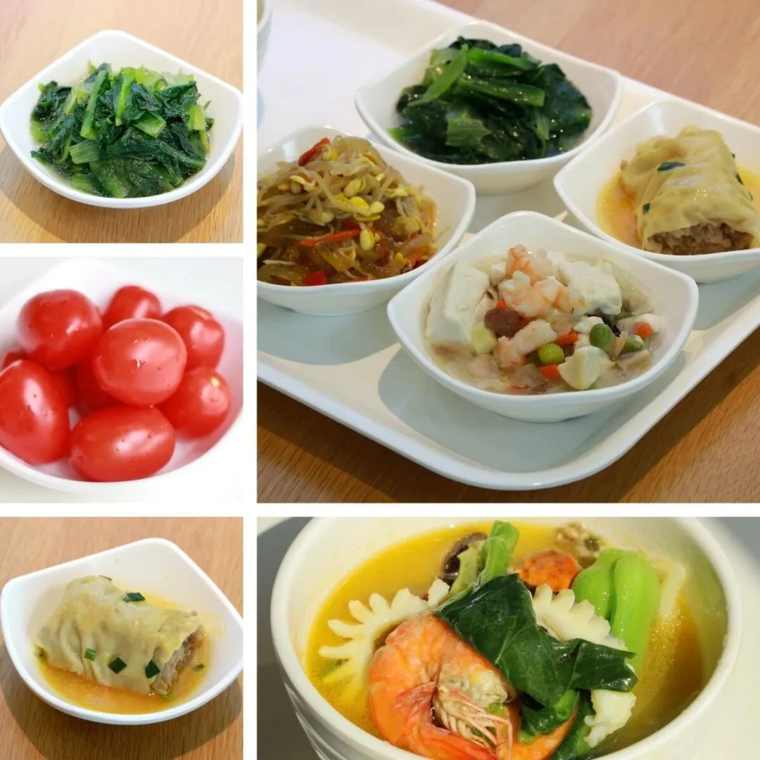 上海新纪元双语学校快乐餐厅的每一餐都秉持膳食 全面、均衡
