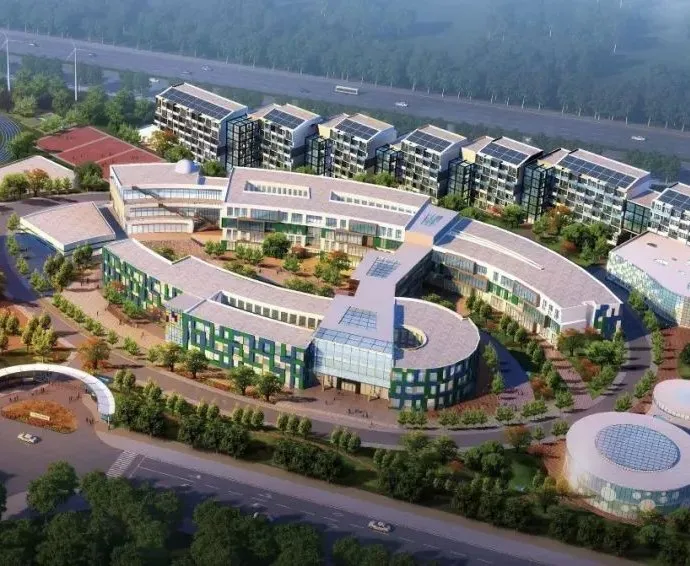 学校建有高标准多媒体教室和功能教室，学生宿舍实行公寓化管理（图 3）