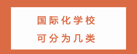 国际化学校可分为几类?