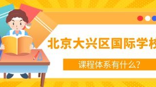 北京大兴区国际化学校课程体系有什么？
