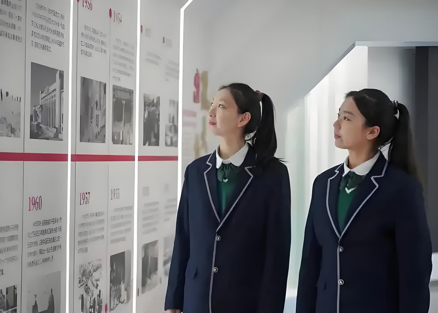 材质和工艺方面,学校也是一点儿都不含糊。