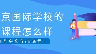北京国际化学校的ib课程怎么样？哪些学校有ib课程？