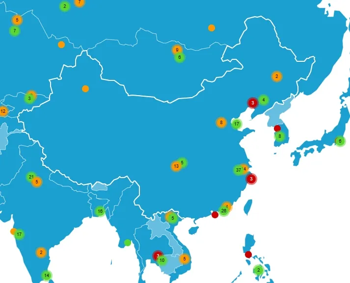 目前,在中国总共有44所DSD学校开设了德语作为第一外语或者作为(图 2)