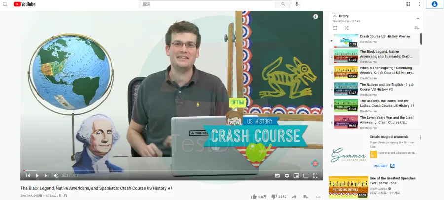 Crash Course:U.S.History: