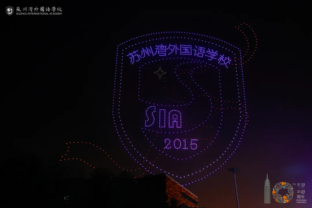 《星辰大海》的副歌回荡在夜空时,上千架无人机腾空而起(图 4)