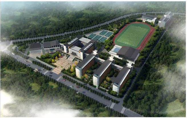 再看看学校的硬件设施,只能用 高大上 来形容 。