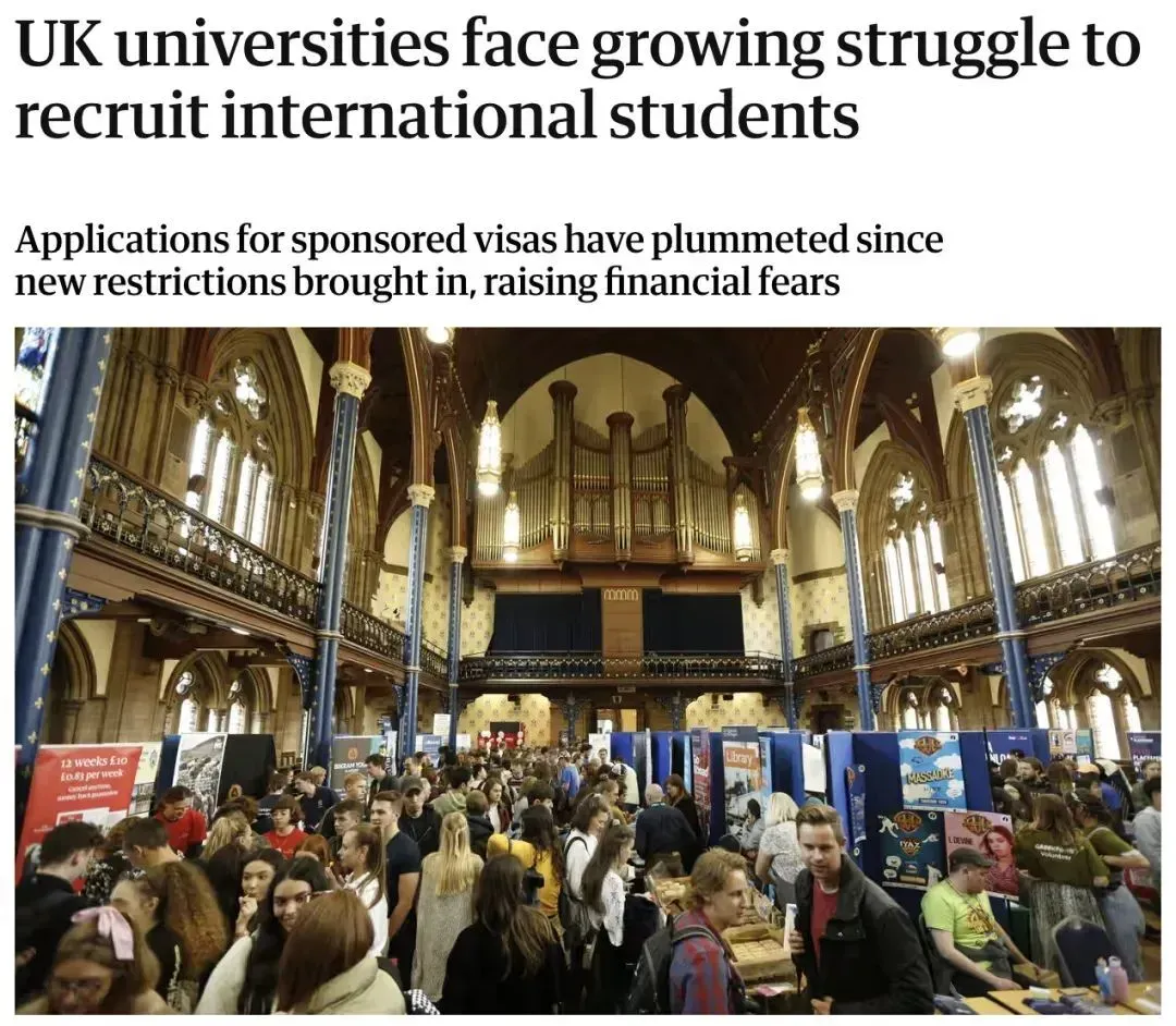根据英国大学与学院招生服务中心(UCAS)的最新数据显示