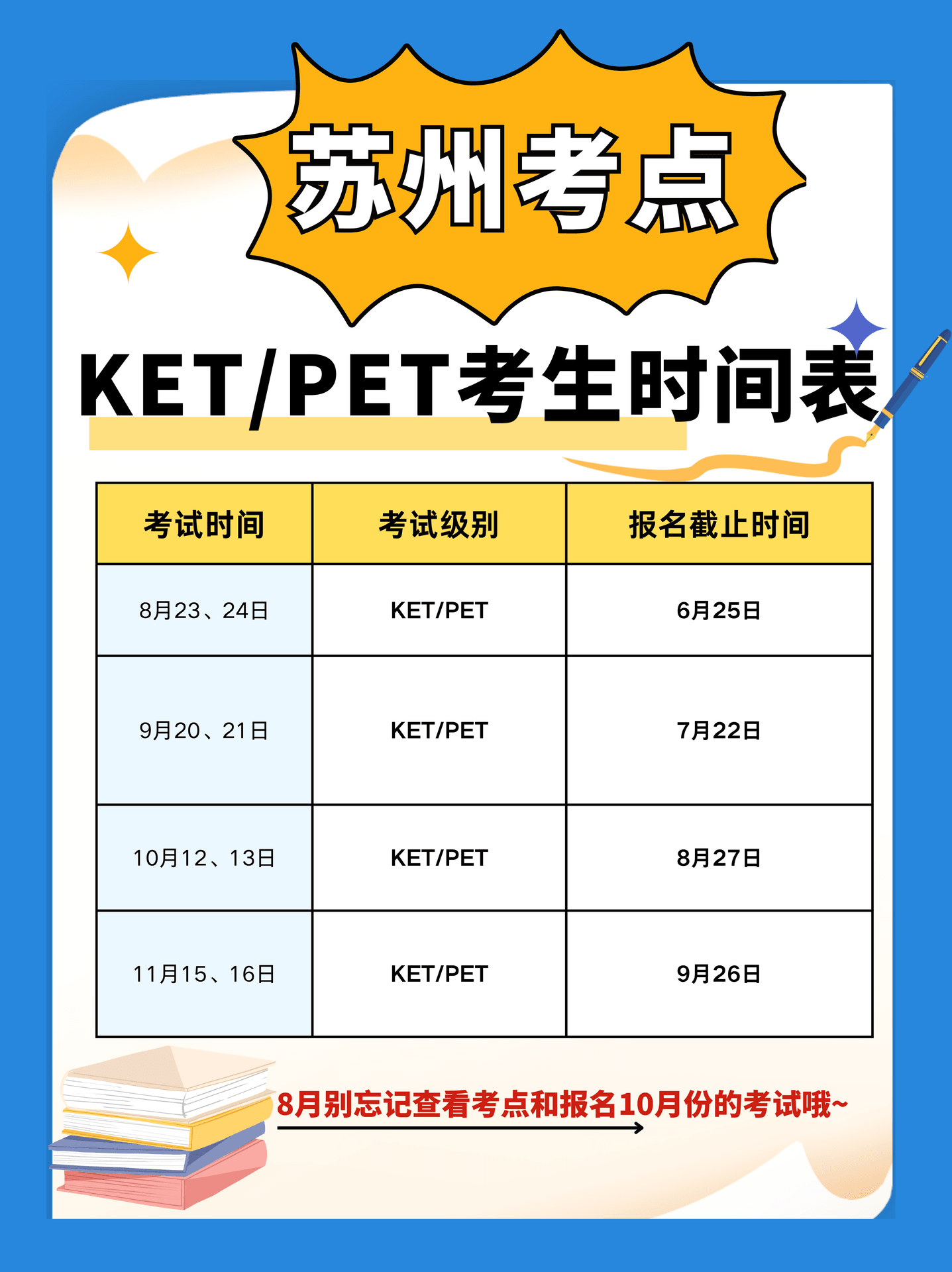 家有娃在备考KET/PET的苏州家长们看过来!