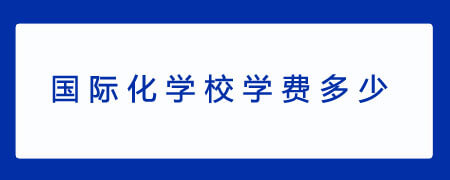 国际化学校学费一年多少钱是家长和学生都比较关注的