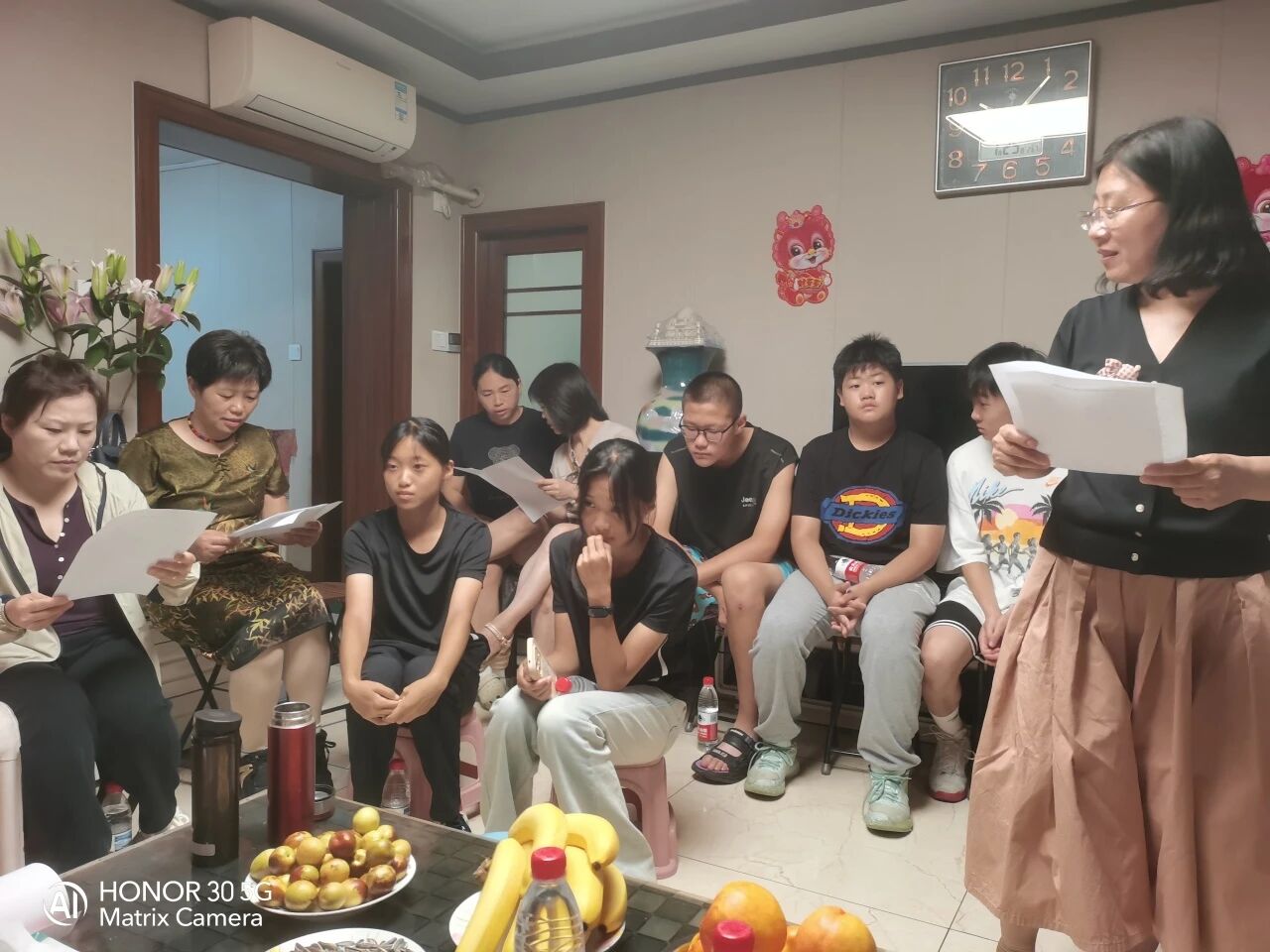 结合初二衔接关键阶段学情，宋校长提出清晰可落地的暑期量化学习任务