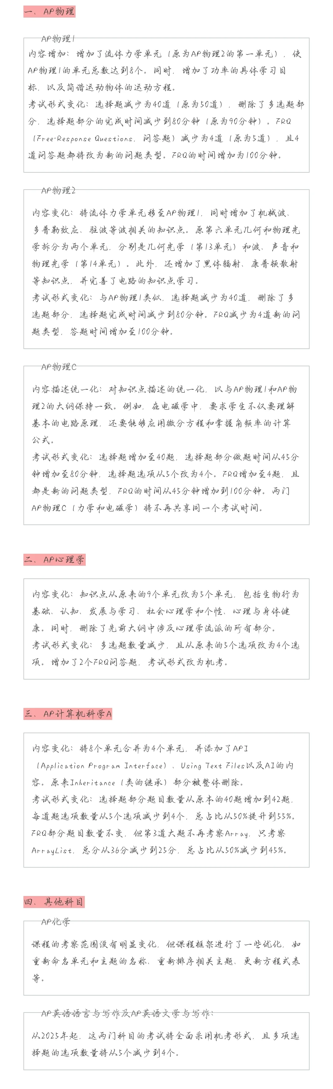 除了推进AP考试向机考化过渡以外
