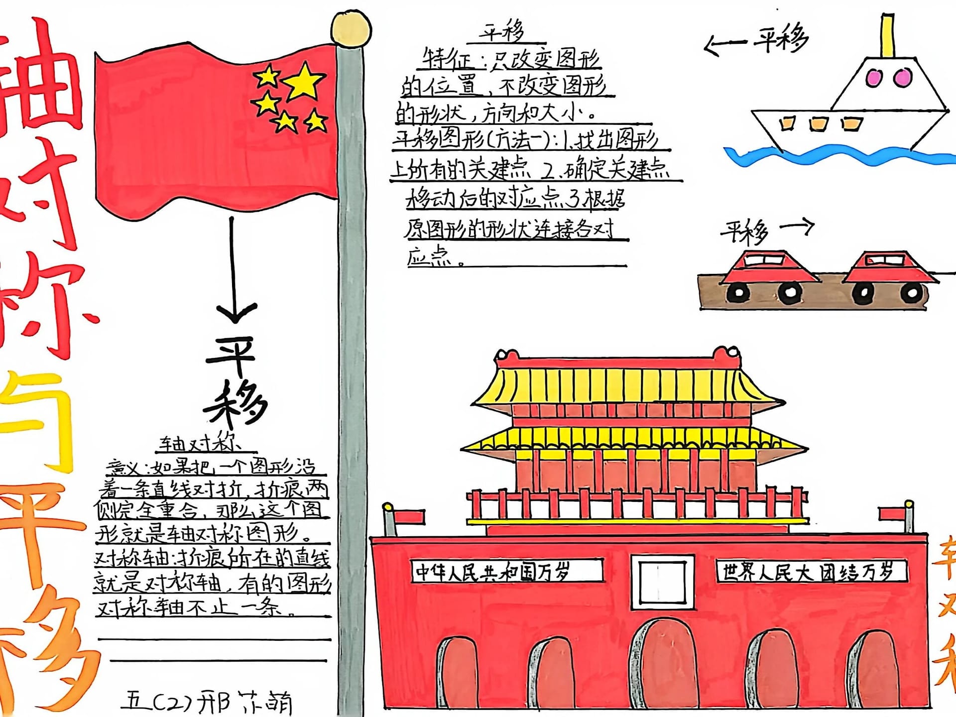 天安门的庄严肃穆,五星红旗的迎风飘扬,传统灯笼的喜庆吉祥。(图 4)