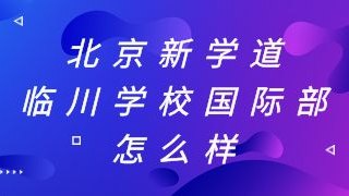 北京新学道临川学校国际部怎么样？