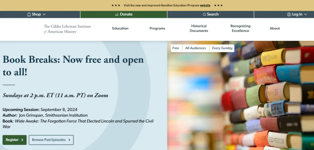 The Gilder Lehrman Institute of
