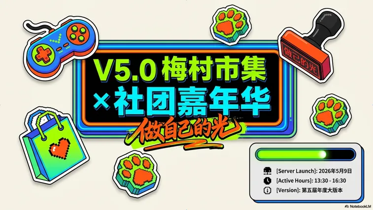 作为梅村校园年度重磅活动，梅村市集历经五载沉淀