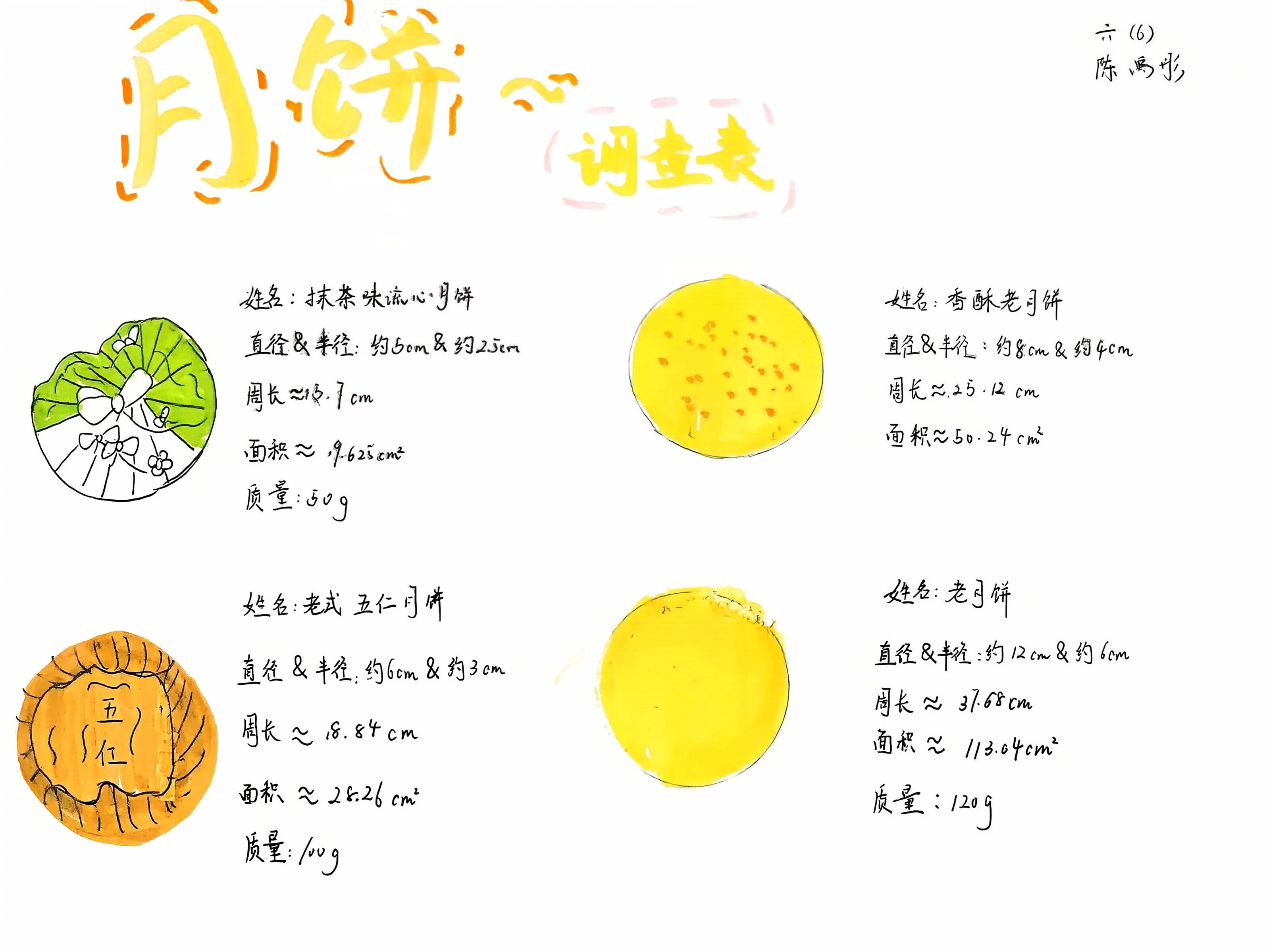 中秋的圆月,国庆的花坛,餐桌上的月饼,天空中的灯笼。(图 7)