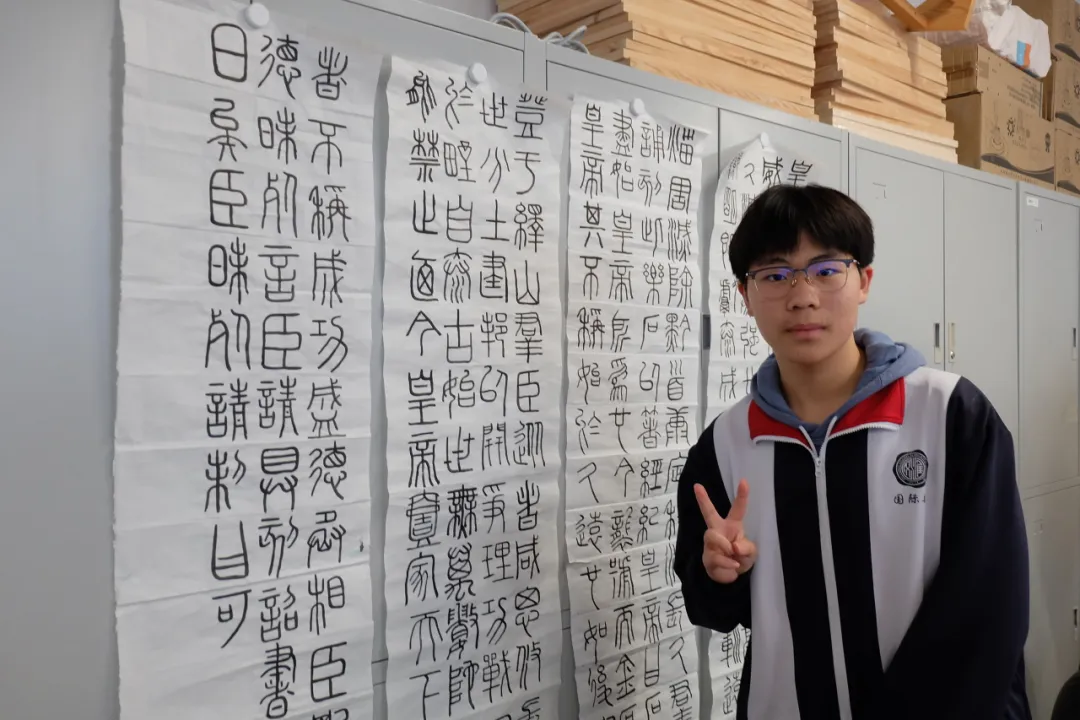 在旧历新年的尾声,美术教室悄然改变了模样