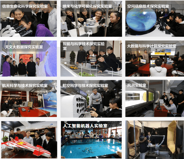 学校与中国科学院、清华大学等合作建设了十大高端科学探究实验室