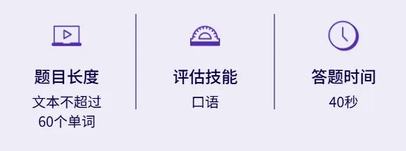 目标:考察应变与表达能力