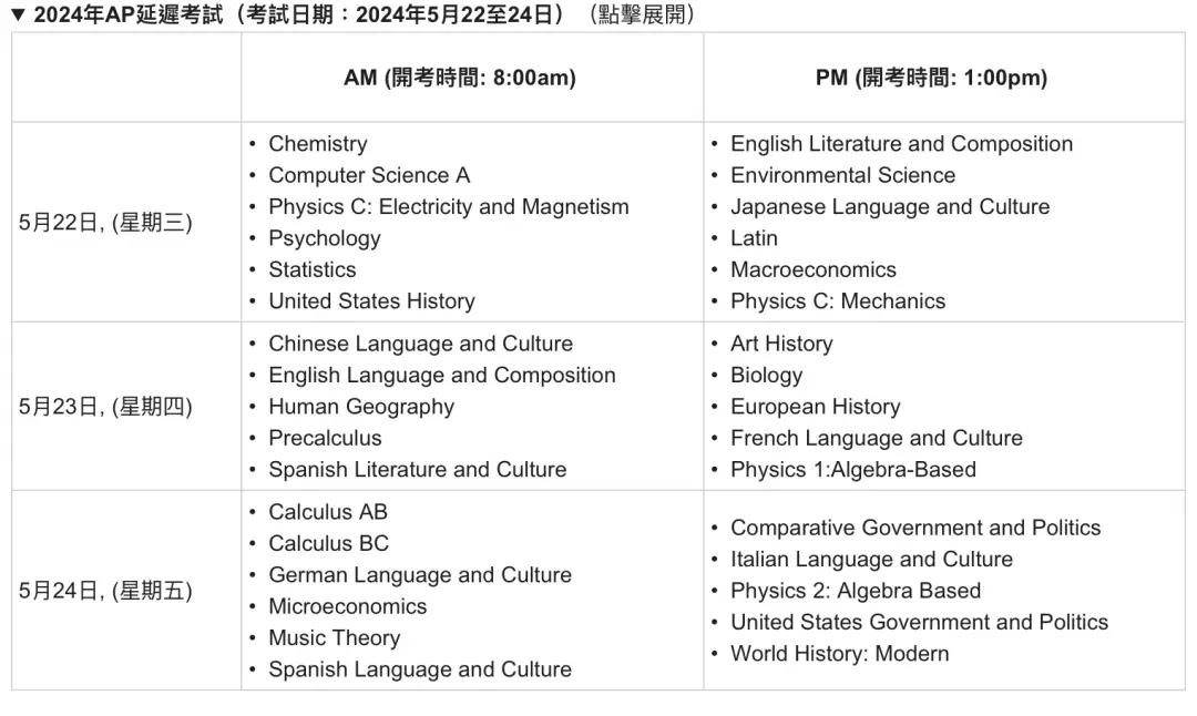 延误考试时间